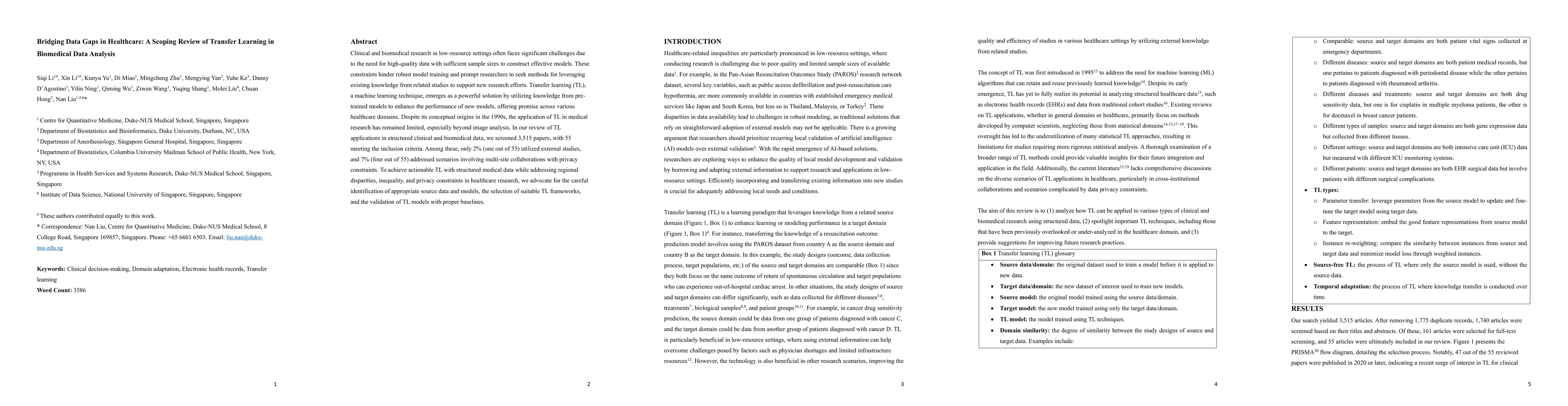 Thumbnail for Bridging Data Gaps in Healthcare: A Scoping Review of Transfer Learning
  in Biomedical Data Analysis