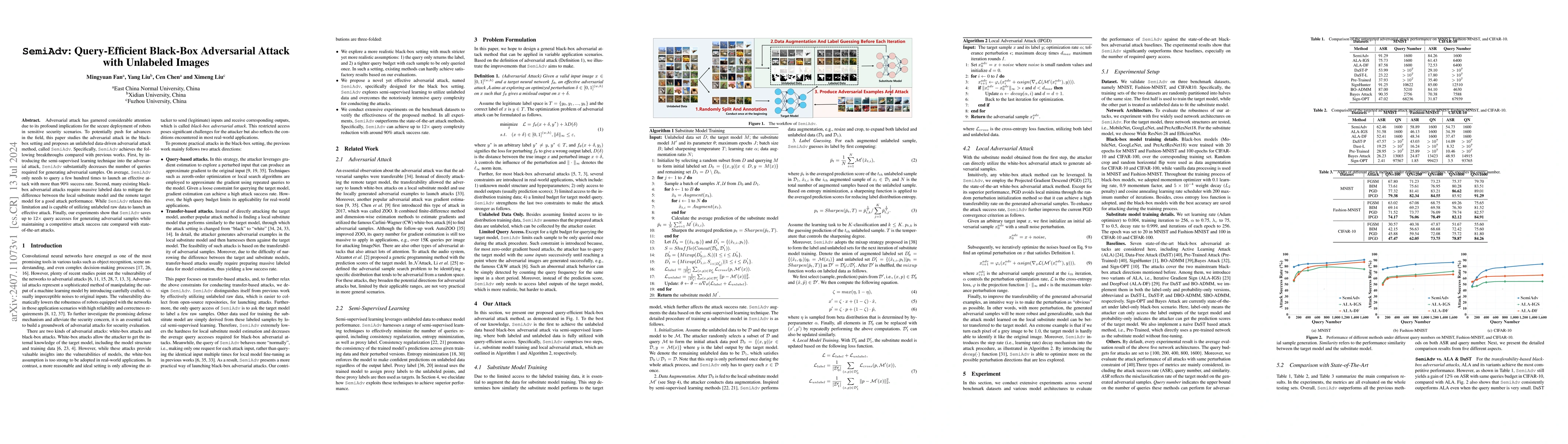 Thumbnail for SemiAdv: Query-Efficient Black-Box Adversarial Attack with Unlabeled
  Images
