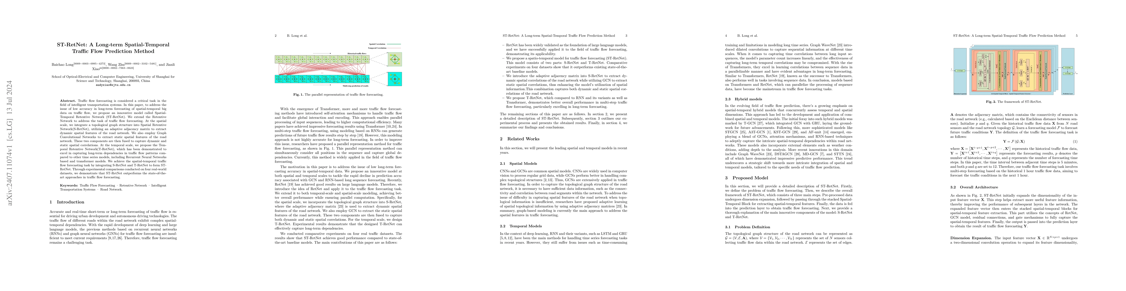 Thumbnail for ST-RetNet: A Long-term Spatial-Temporal Traffic Flow Prediction Method