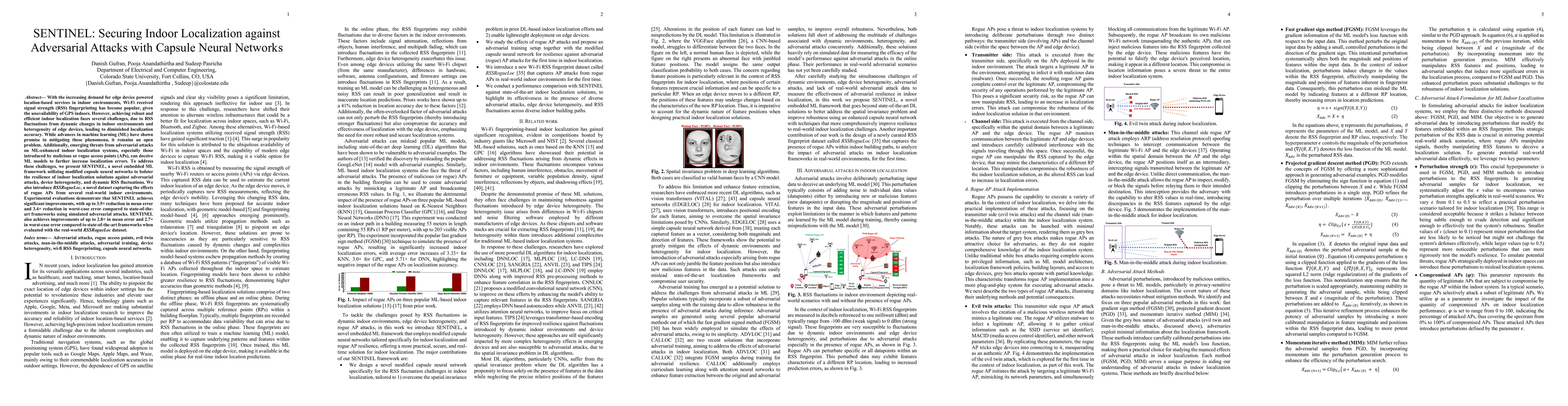 Thumbnail for SENTINEL: Securing Indoor Localization against Adversarial Attacks with
  Capsule Neural Networks