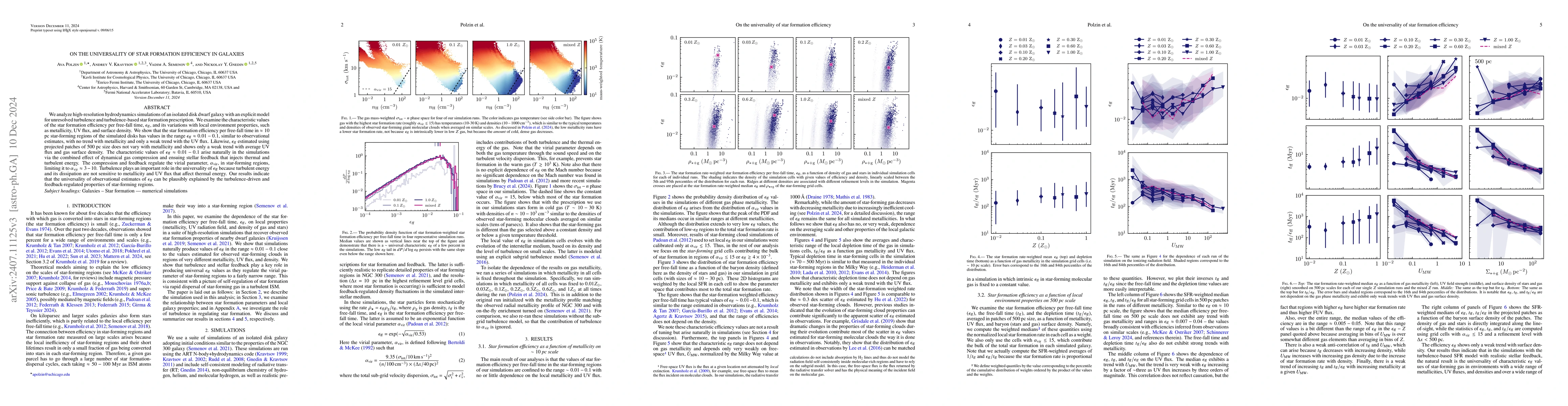 Thumbnail for On the universality of star formation efficiency in galaxies