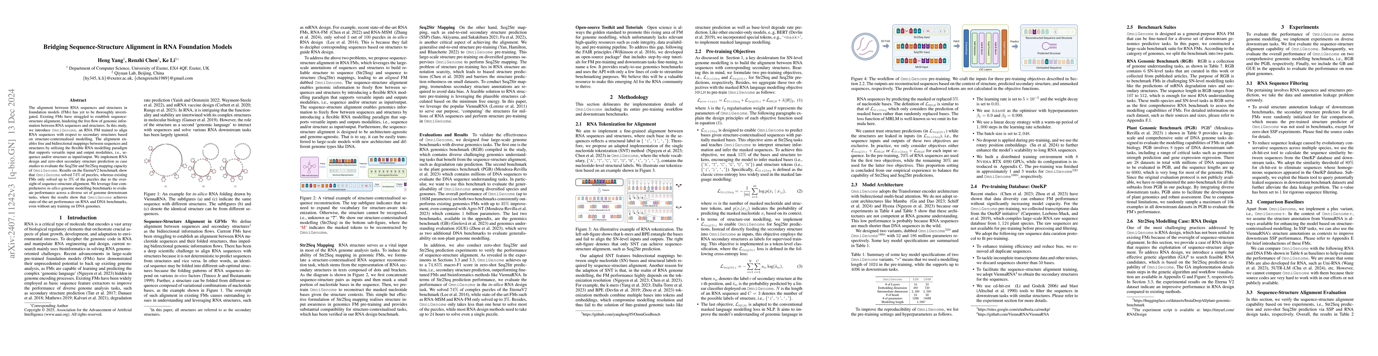 Thumbnail for OmniGenome: Aligning RNA Sequences with Secondary Structures in Genomic
  Foundation Models