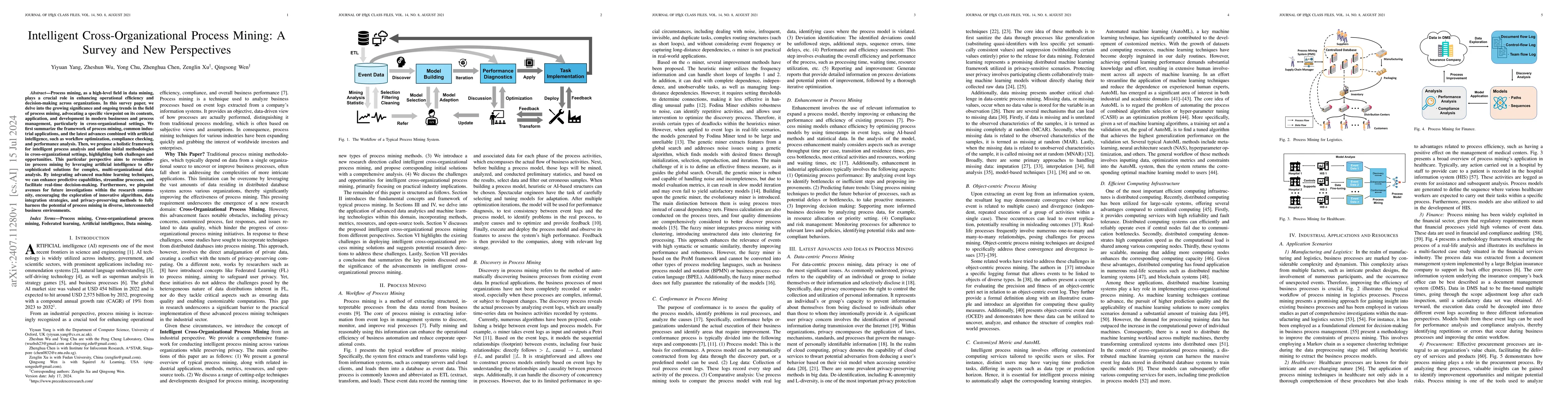 Thumbnail for Intelligent Cross-Organizational Process Mining: A Survey and New
  Perspectives