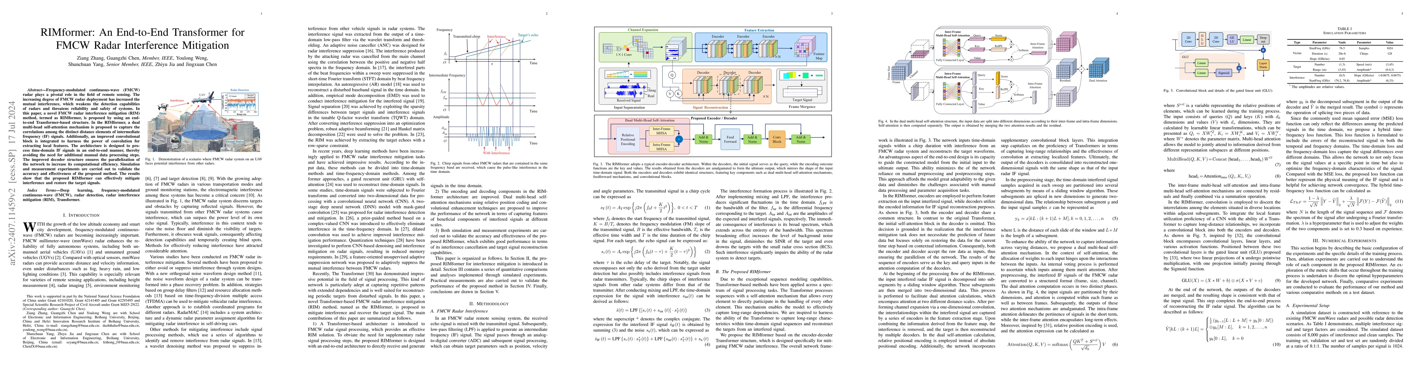 Thumbnail for RIMformer: An End-to-End Transformer for FMCW Radar Interference
  Mitigation