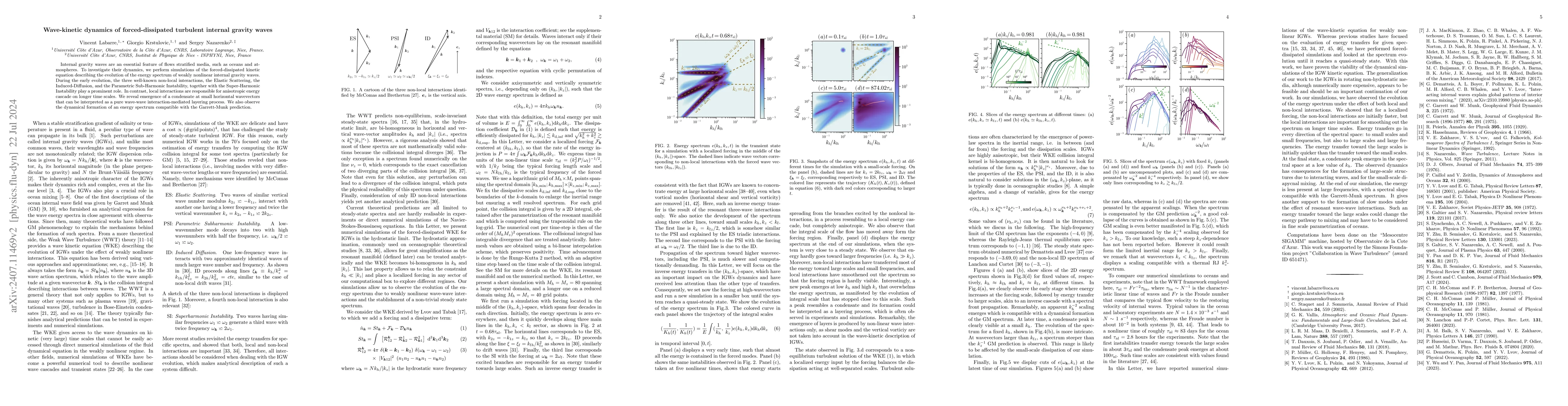 Thumbnail for Wave-kinetic dynamics of forced-dissipated turbulent internal gravity
  waves