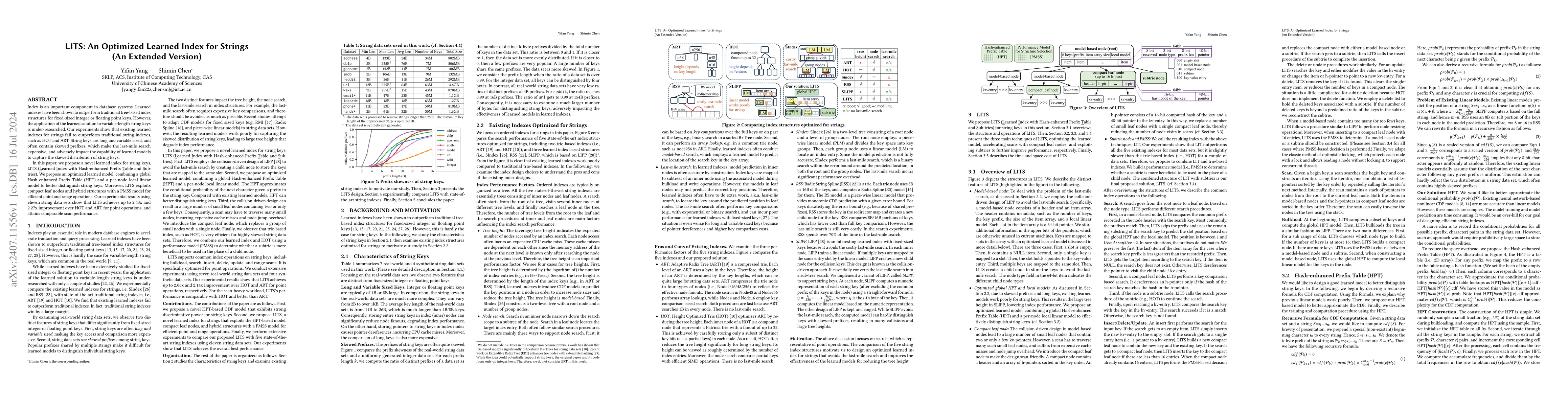 Thumbnail for LITS: An Optimized Learned Index for Strings (An Extended Version)