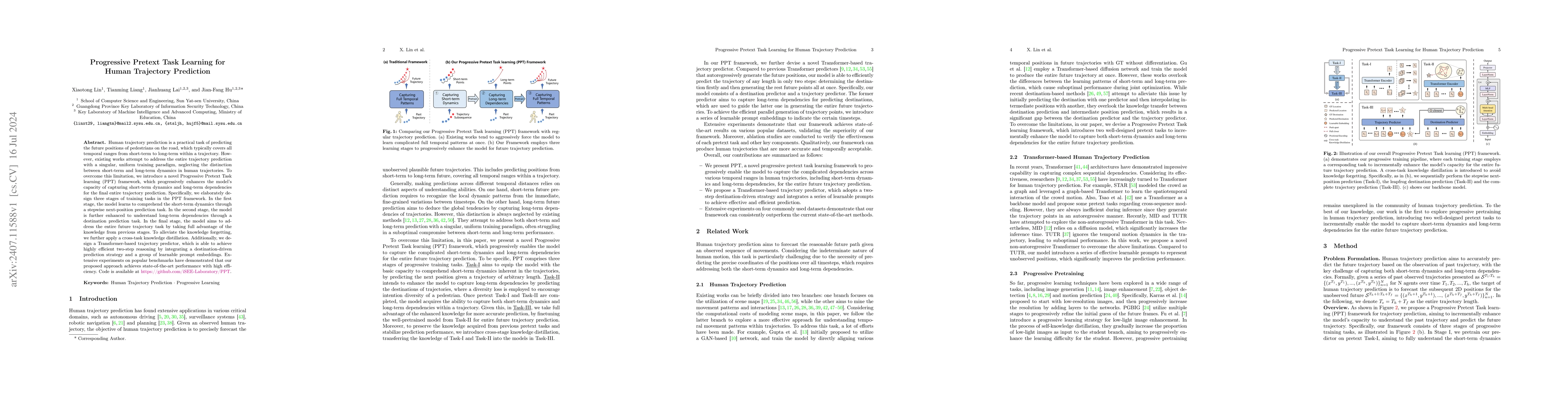 Thumbnail for Progressive Pretext Task Learning for Human Trajectory Prediction