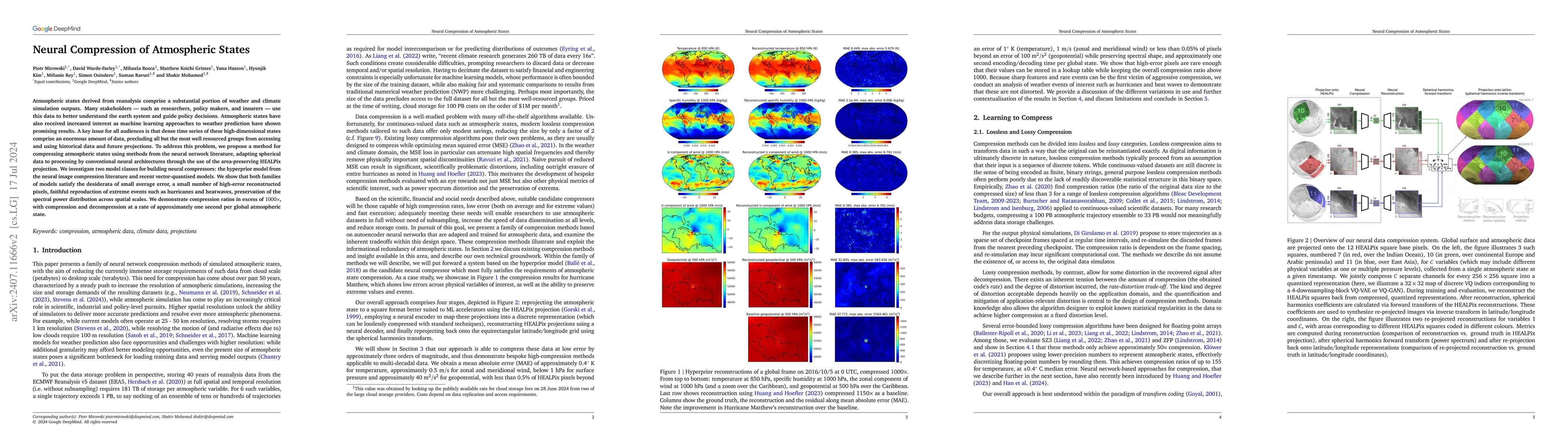 Thumbnail for Neural Compression of Atmospheric States