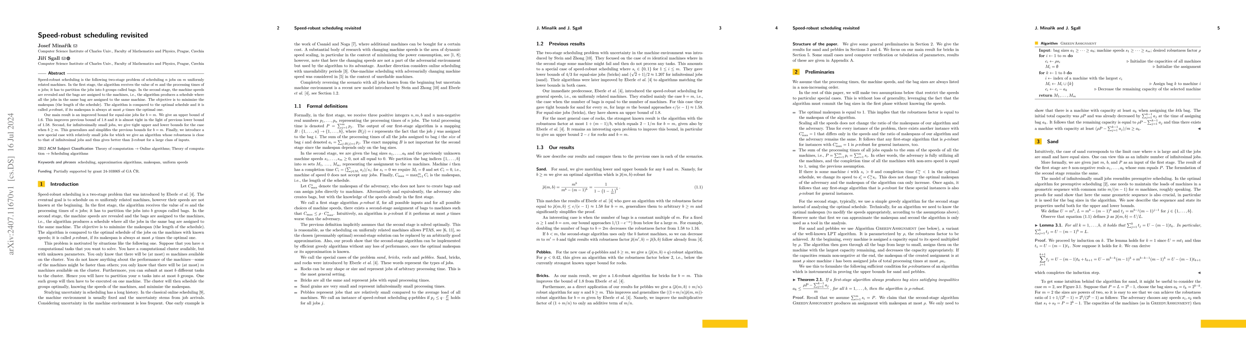Thumbnail for Speed-robust scheduling revisited
