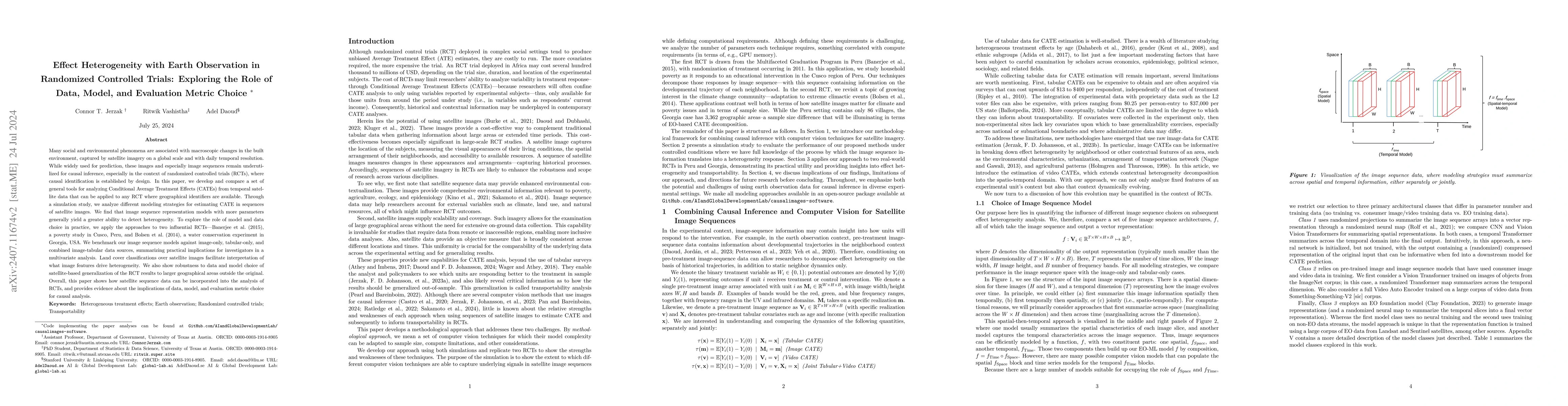 Thumbnail for Effect Heterogeneity with Earth Observation in Randomized Controlled
  Trials: Exploring the Role of Data, Model, and Evaluation Metric Choice