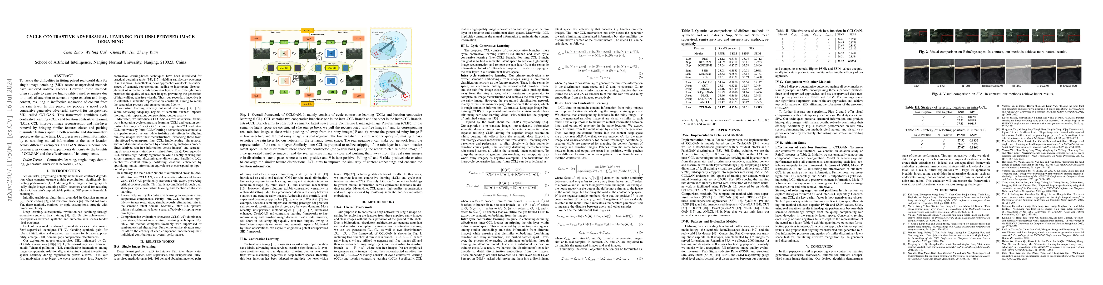 Thumbnail for Cycle Contrastive Adversarial Learning for Unsupervised image Deraining