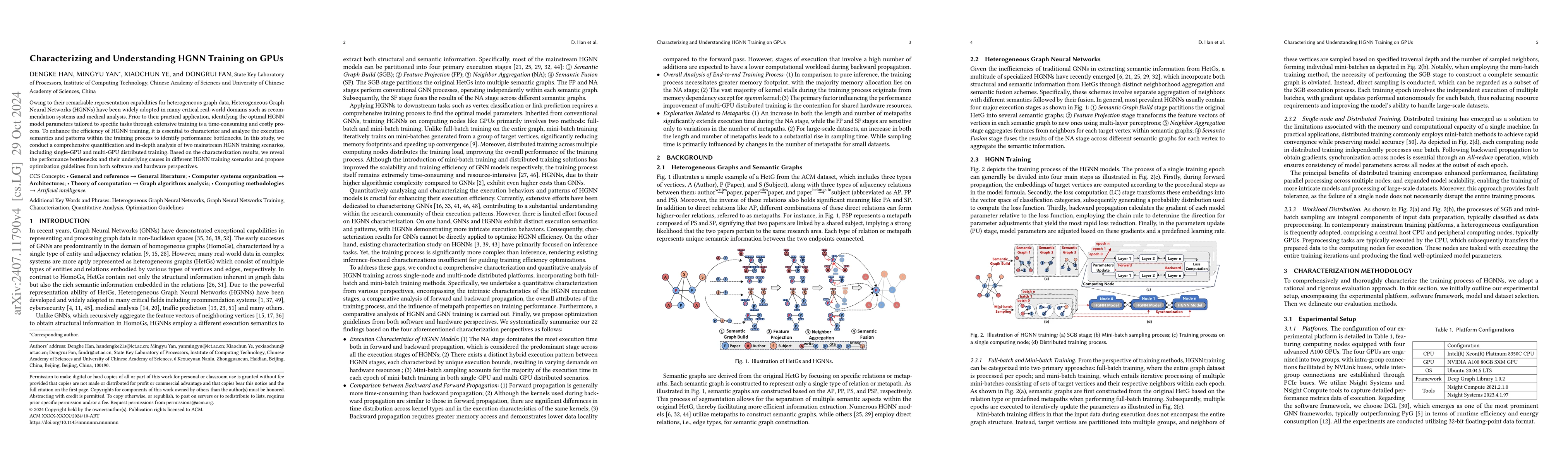 Thumbnail for Characterizing and Understanding HGNN Training on GPUs