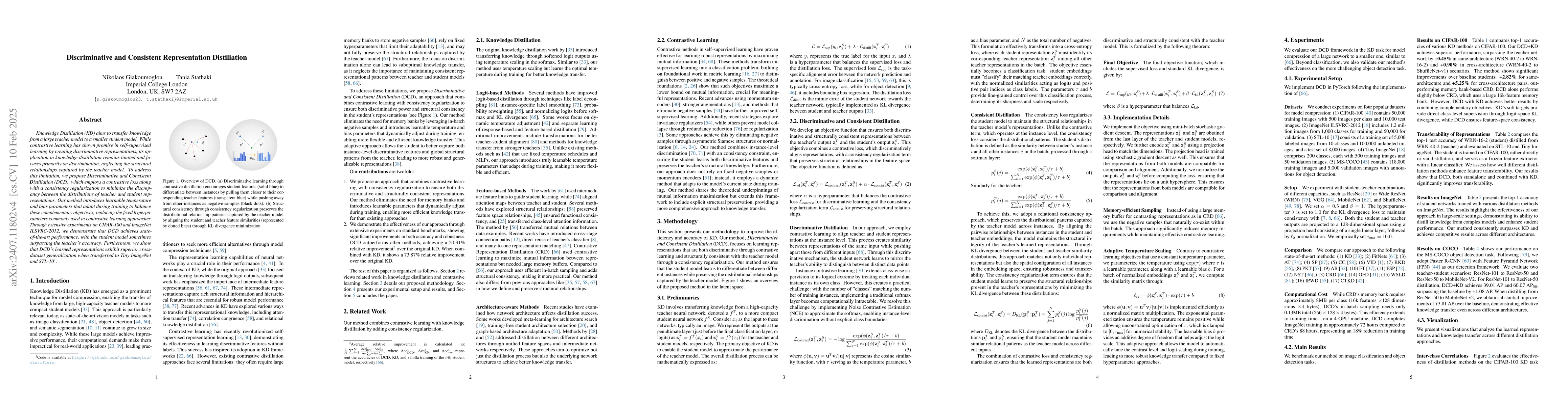 Thumbnail for Invariant Consistency for Knowledge Distillation