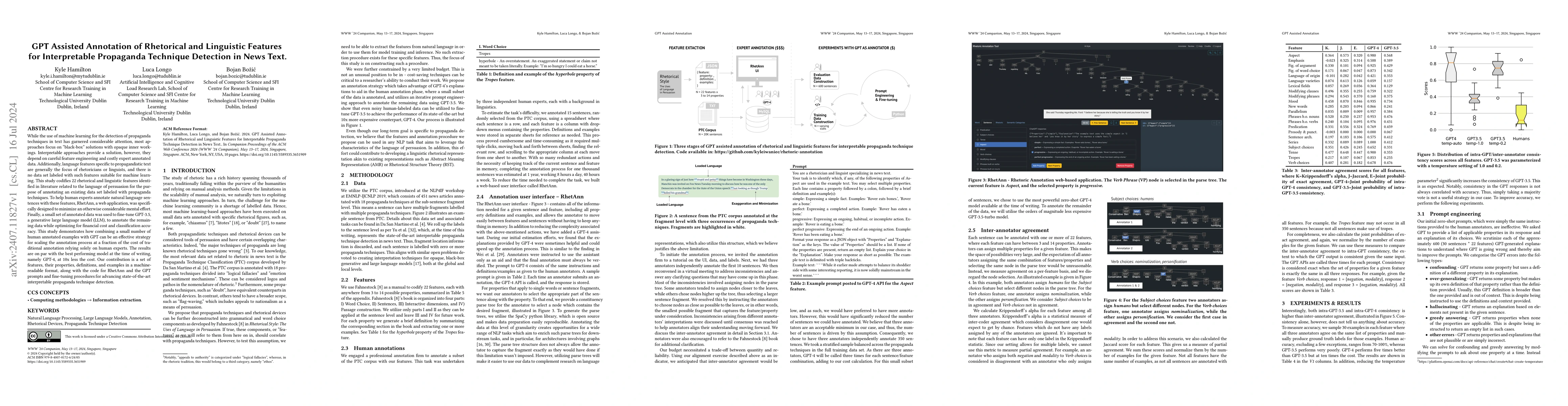 Thumbnail for GPT Assisted Annotation of Rhetorical and Linguistic Features for
  Interpretable Propaganda Technique Detection in News Text