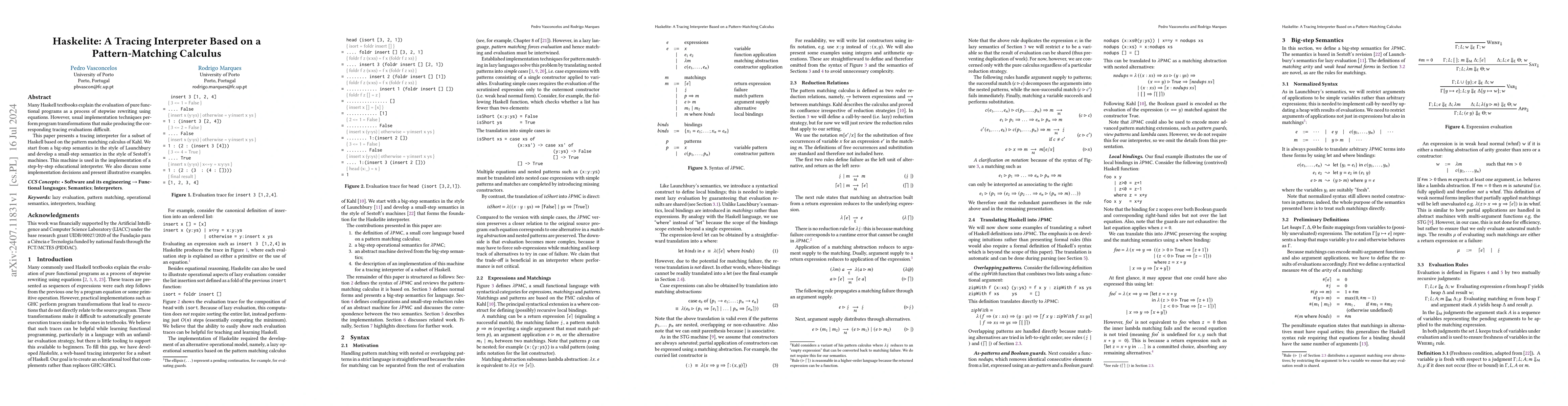 Thumbnail for Haskelite: A Tracing Interpreter Based on a Pattern-Matching Calculus