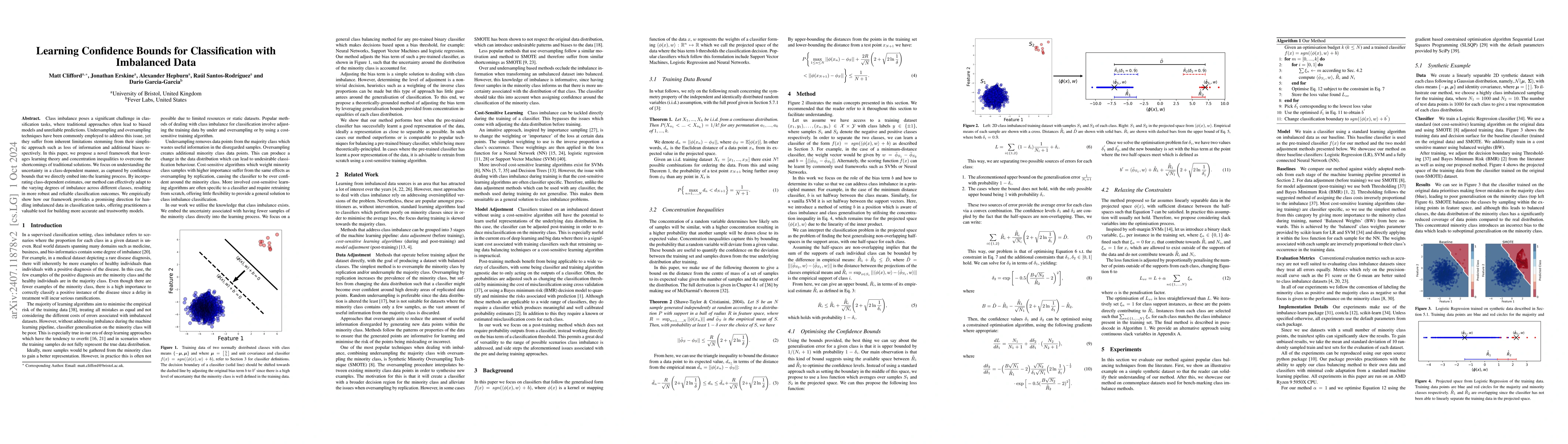 Thumbnail for Learning Confidence Bounds for Classification with Imbalanced Data