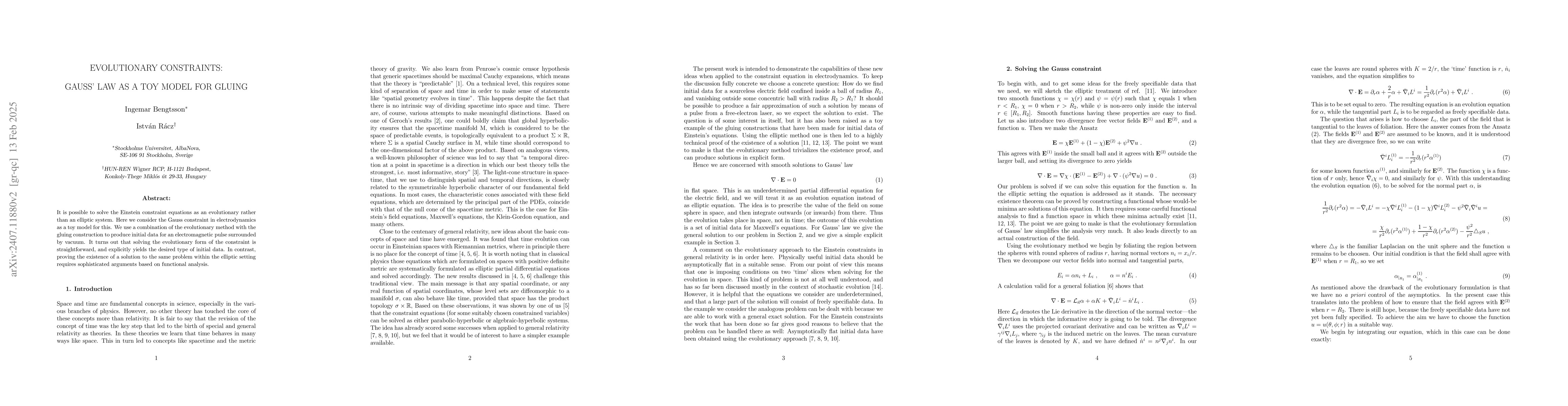 Thumbnail for Evolutionary constraints: Gluing in a toy model