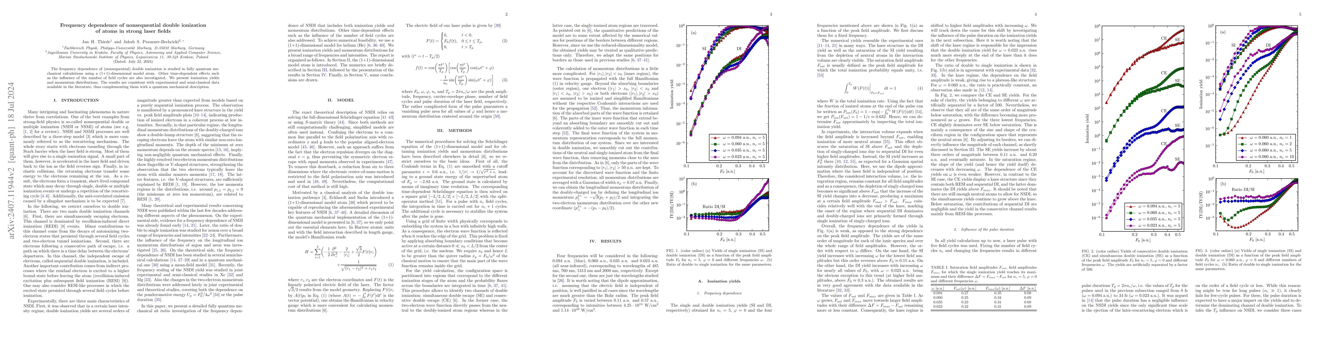 Thumbnail for Frequency dependence of nonsequential double ionization of atoms in
  strong laser fields