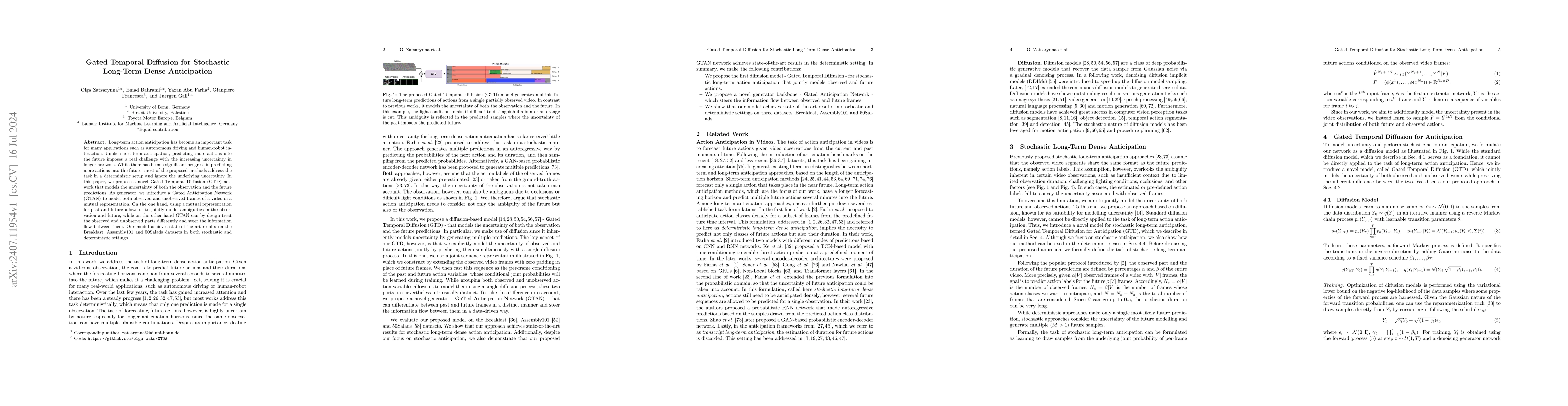 Thumbnail for Gated Temporal Diffusion for Stochastic Long-Term Dense Anticipation
