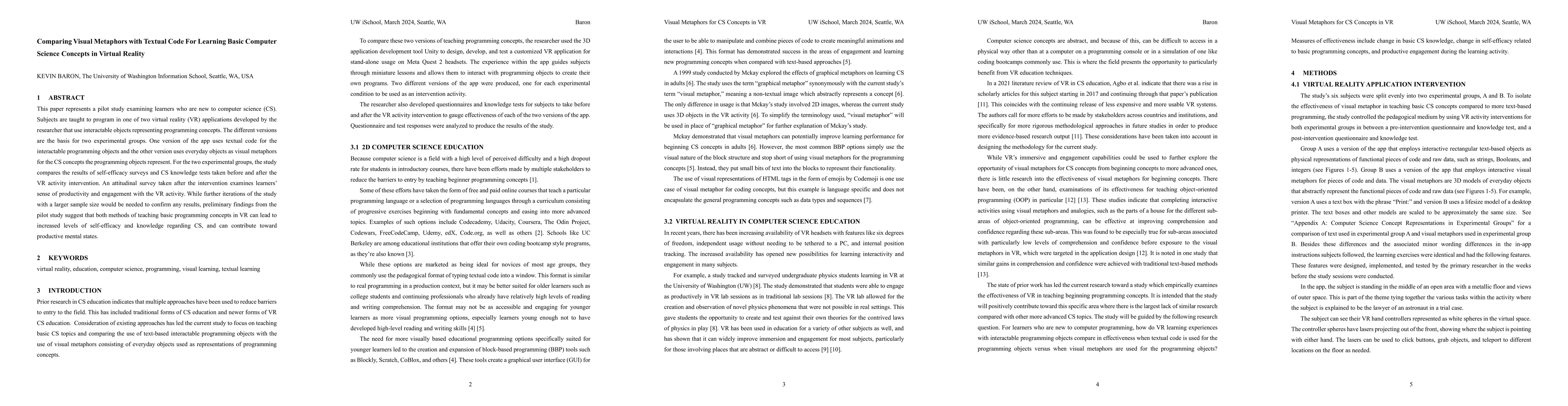 Thumbnail for Comparing Visual Metaphors with Textual Code For Learning Basic Computer
  Science Concepts in Virtual Reality