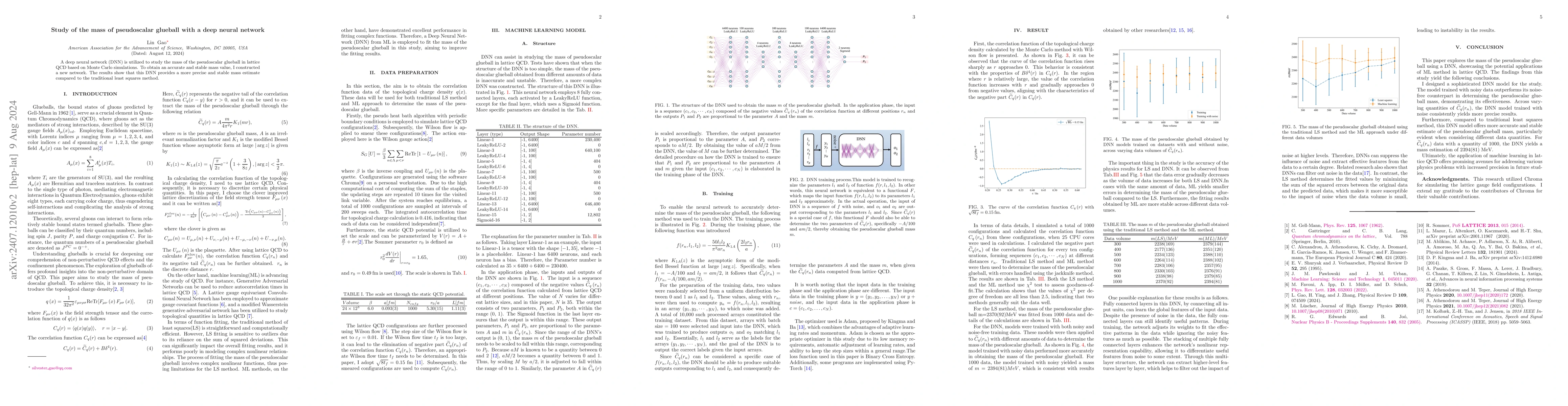 Thumbnail for Study of the mass of pseudoscalar glueball with a deep neural network