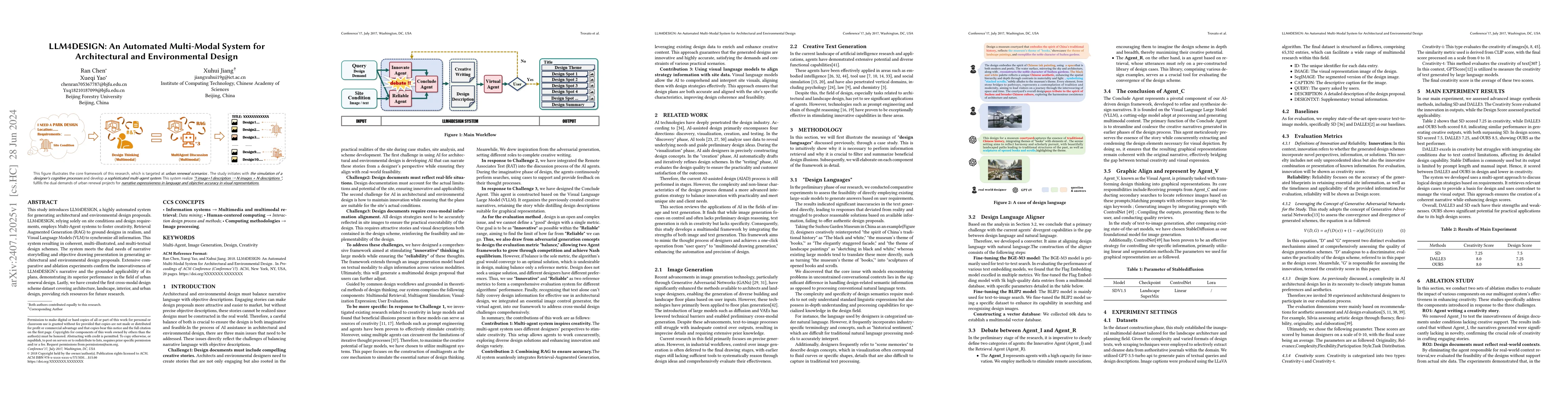 Thumbnail for LLM4DESIGN: An Automated Multi-Modal System for Architectural and
  Environmental Design