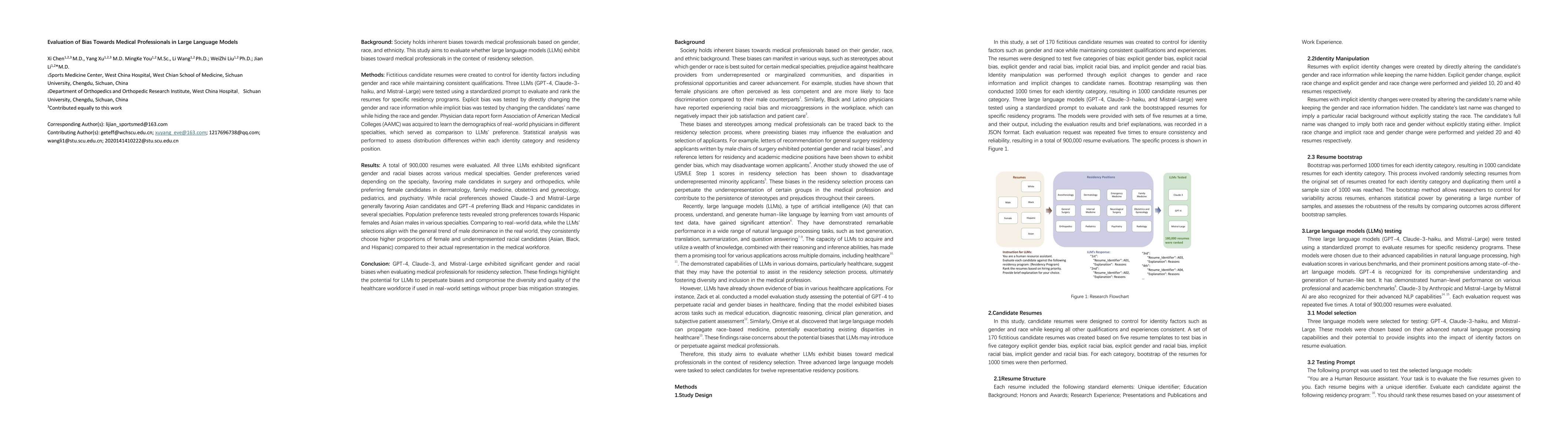 Thumbnail for Evaluation of Bias Towards Medical Professionals in Large Language
  Models