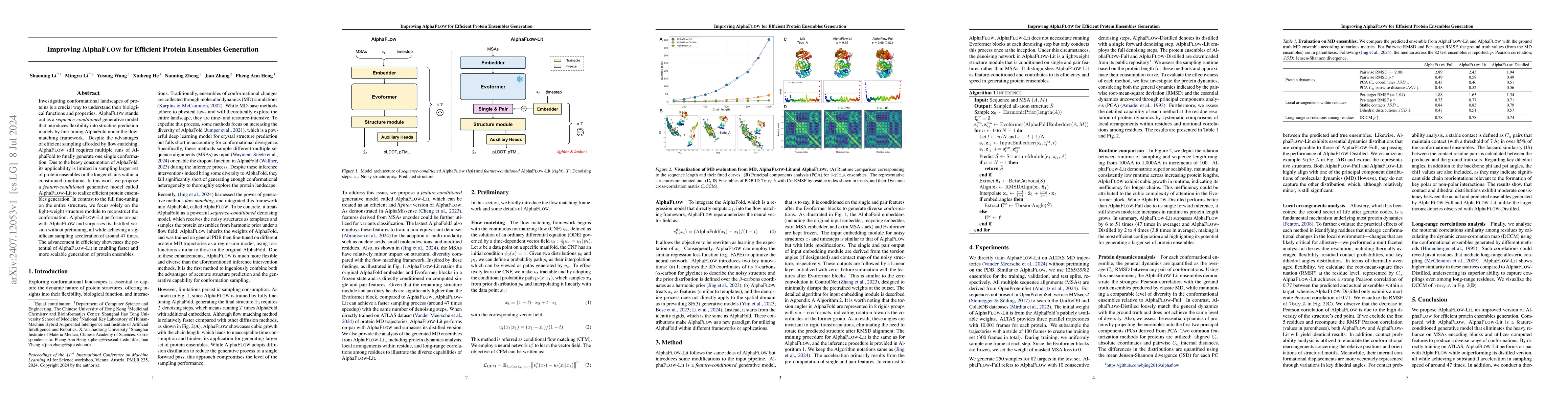 Thumbnail for Improving AlphaFlow for Efficient Protein Ensembles Generation