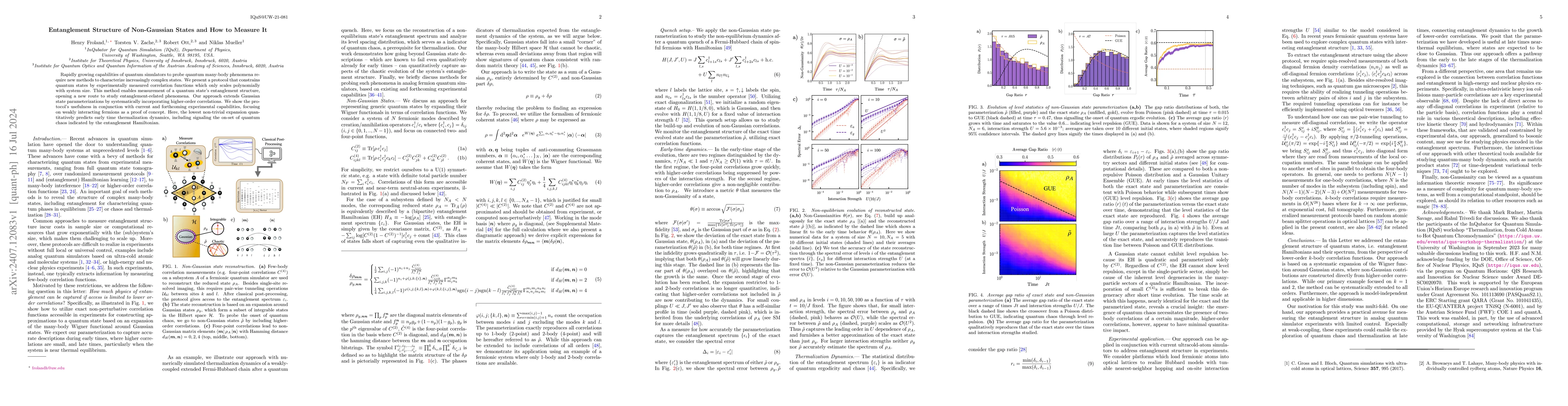 Thumbnail for Entanglement Structure of Non-Gaussian States and How to Measure It