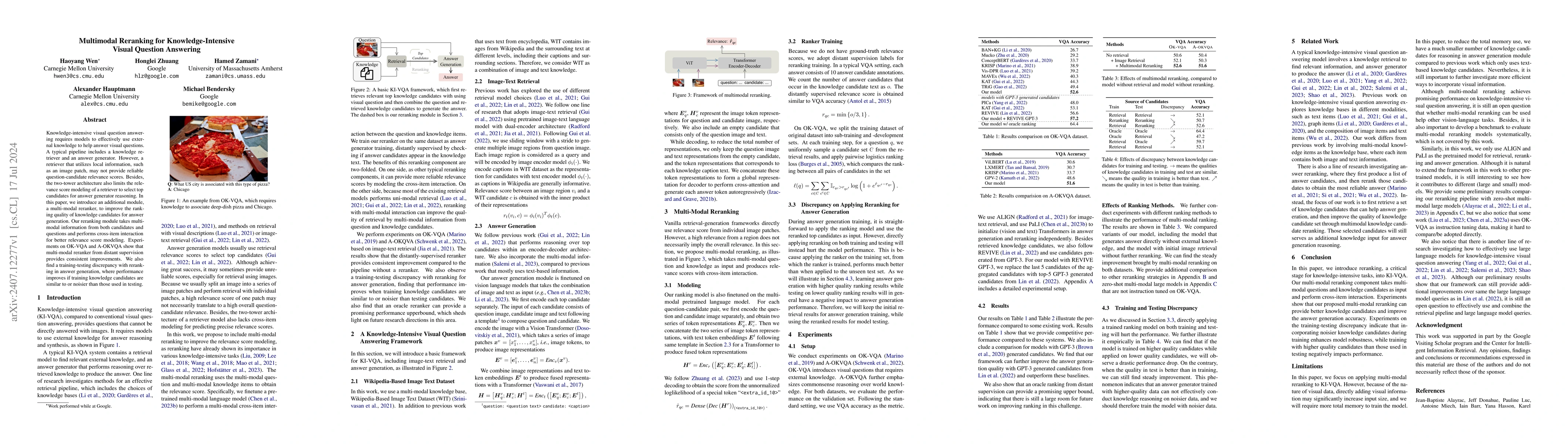 Thumbnail for Multimodal Reranking for Knowledge-Intensive Visual Question Answering