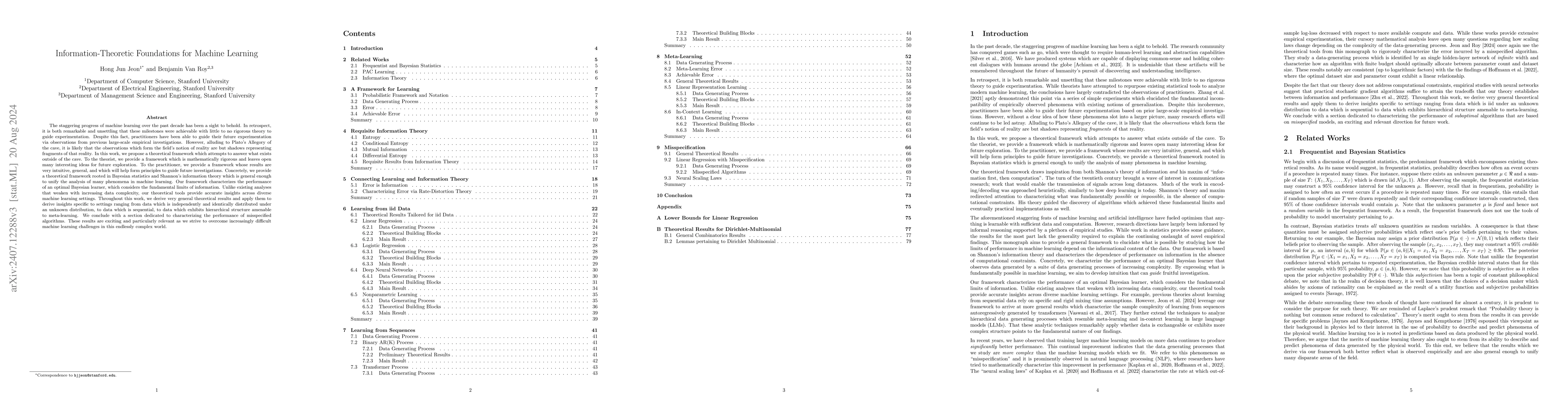 Thumbnail for Information-Theoretic Foundations for Machine Learning