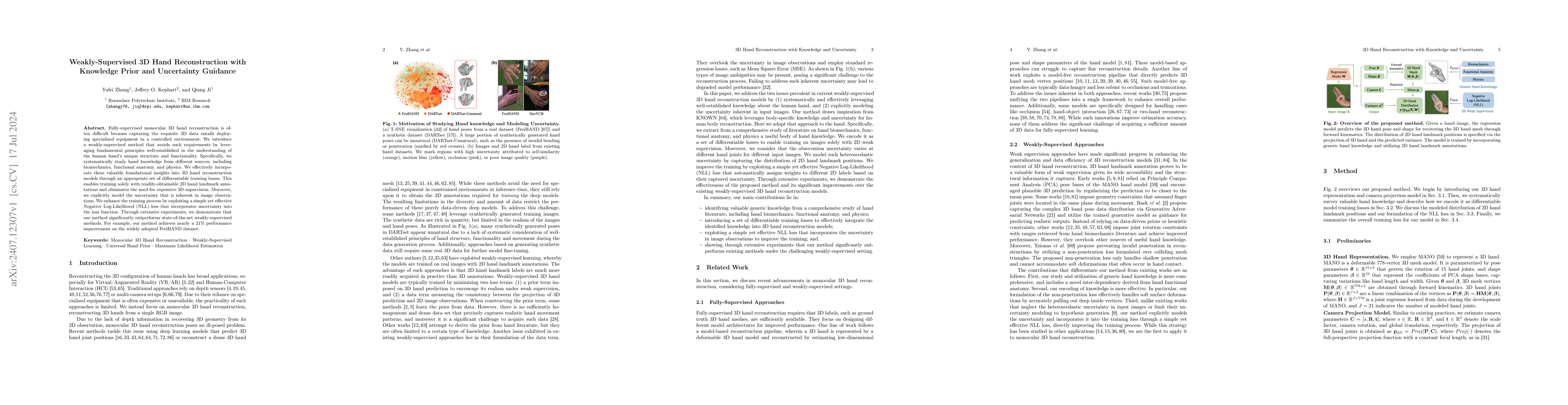 Thumbnail for Weakly-Supervised 3D Hand Reconstruction with Knowledge Prior and
  Uncertainty Guidance