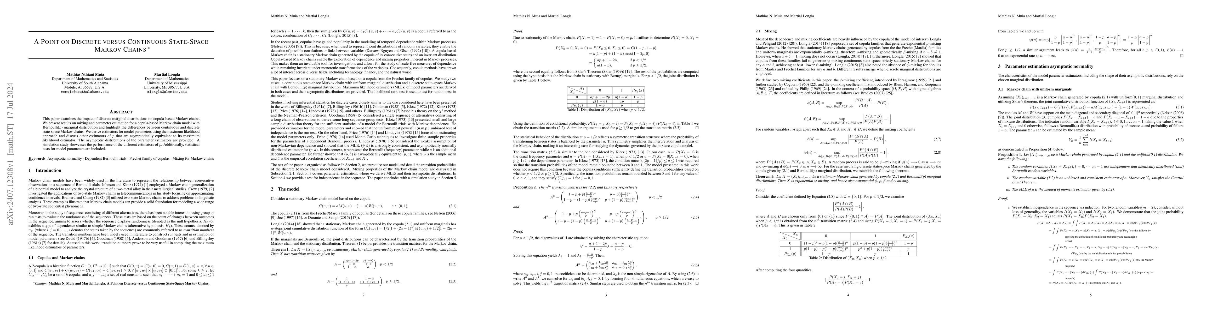 Thumbnail for A Point on Discrete versus Continuous State-Space Markov Chains