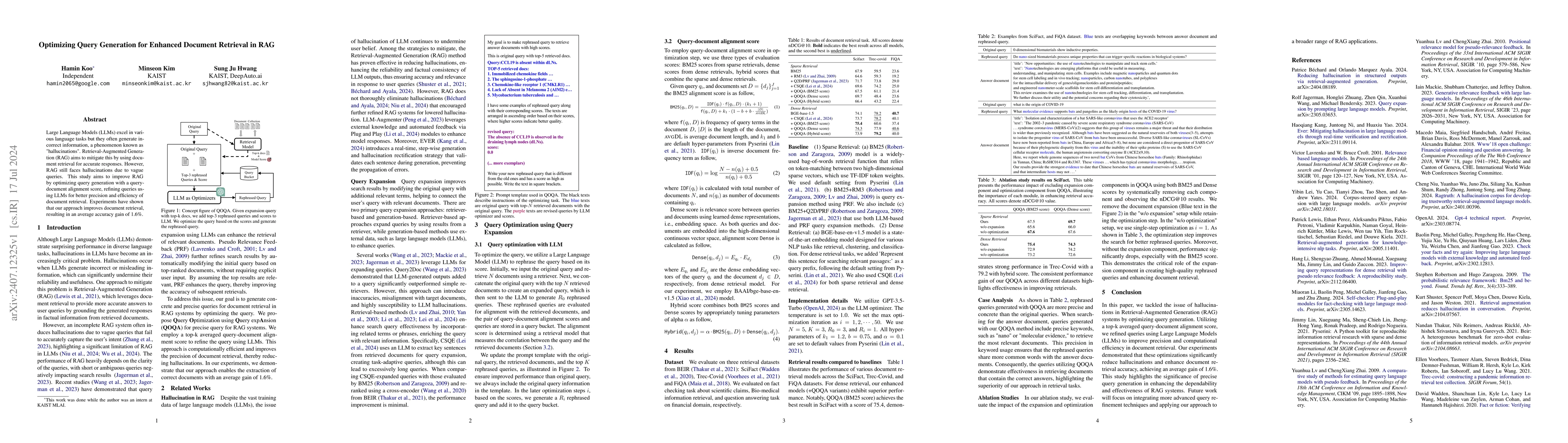 Thumbnail for Optimizing Query Generation for Enhanced Document Retrieval in RAG