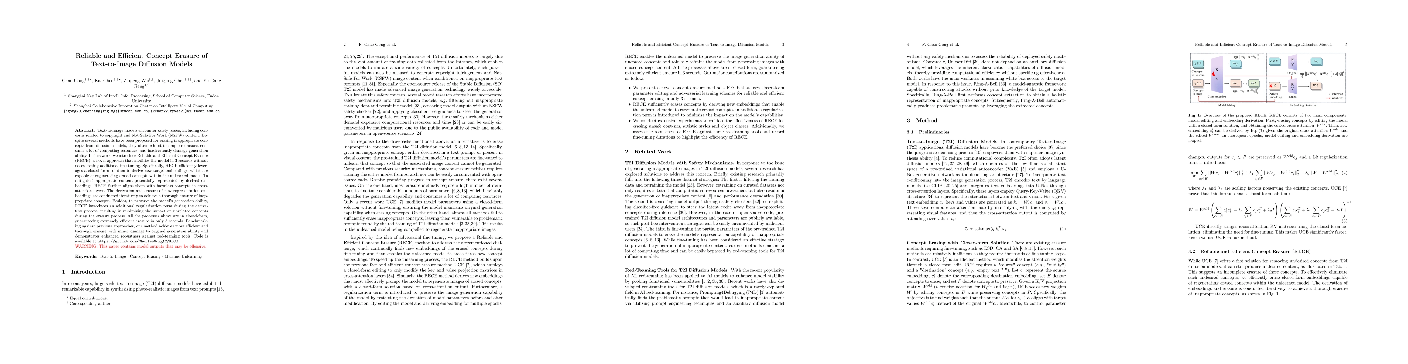 Thumbnail for Reliable and Efficient Concept Erasure of Text-to-Image Diffusion Models