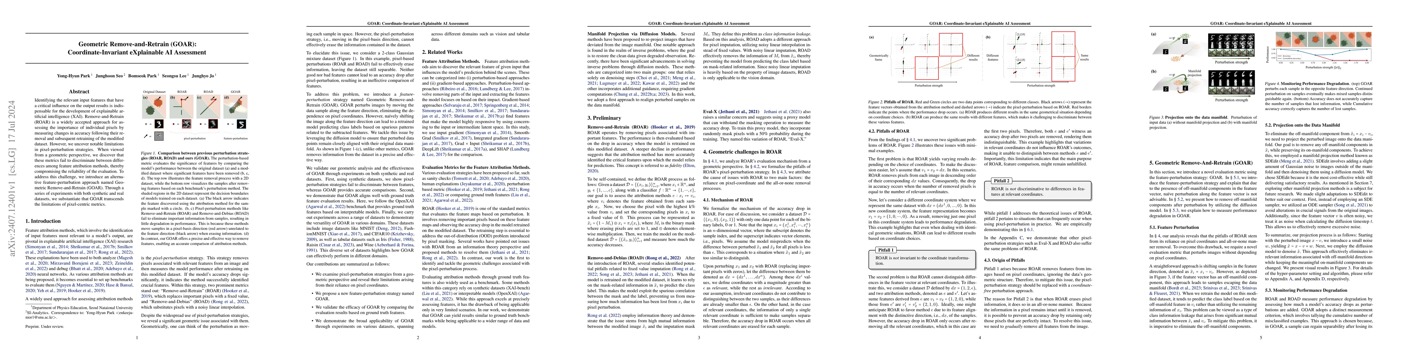 Thumbnail for Geometric Remove-and-Retrain (GOAR): Coordinate-Invariant eXplainable AI
  Assessment