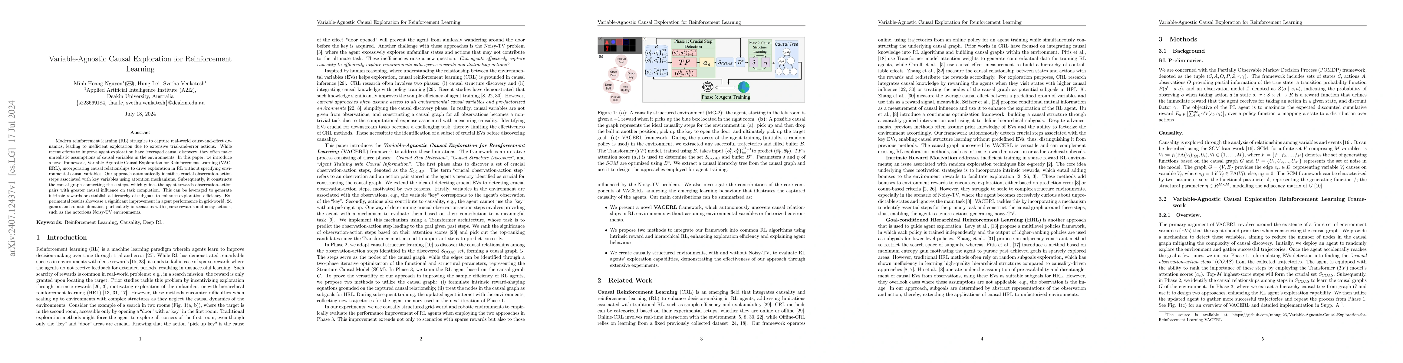 Thumbnail for Variable-Agnostic Causal Exploration for Reinforcement Learning