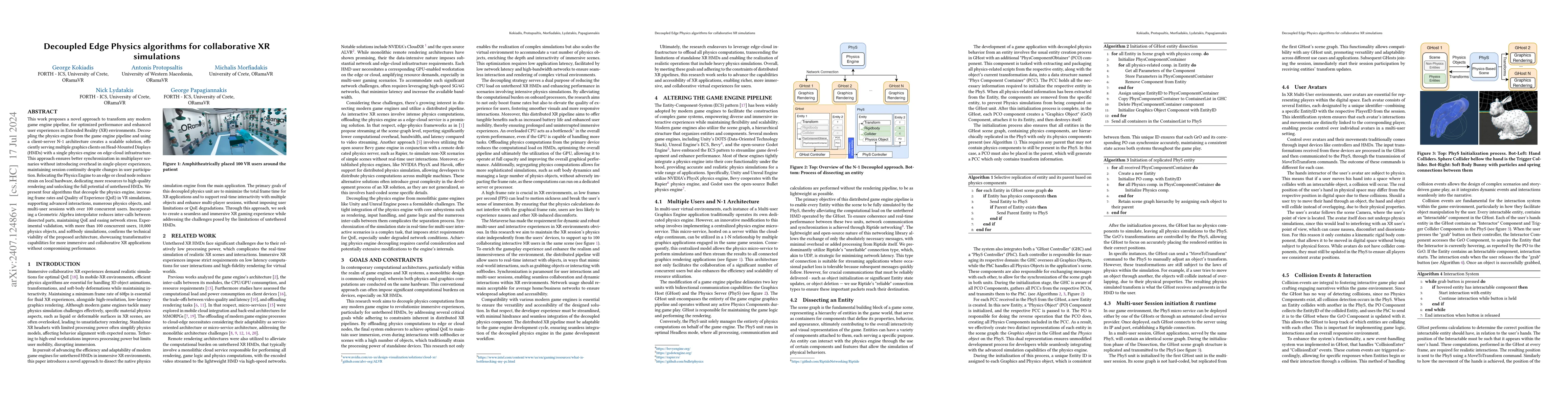 Thumbnail for Decoupled Edge Physics algorithms for collaborative XR simulations