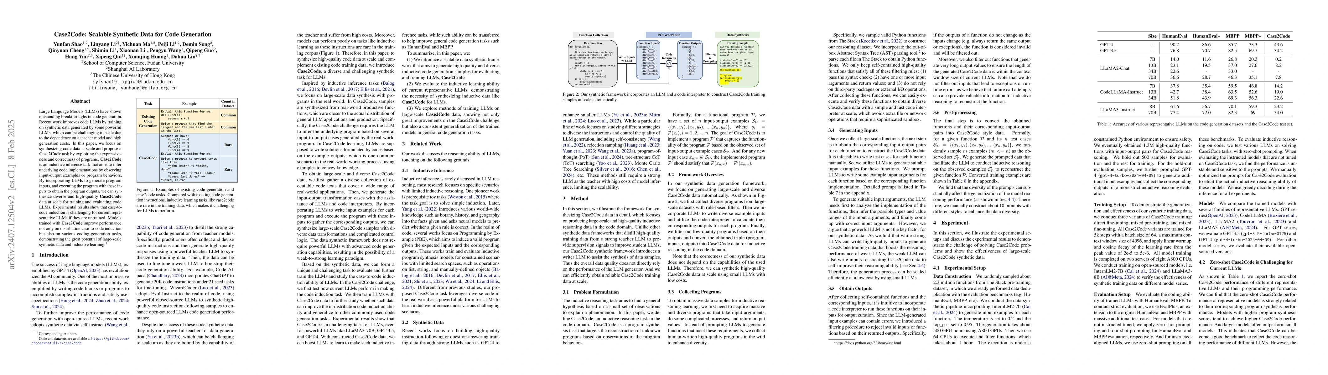 Thumbnail for Case2Code: Learning Inductive Reasoning with Synthetic Data