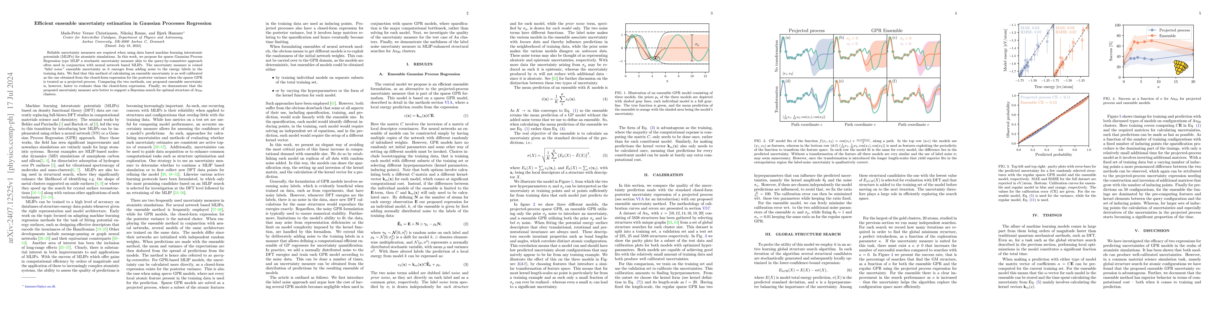 Thumbnail for Efficient ensemble uncertainty estimation in Gaussian Processes
  Regression
