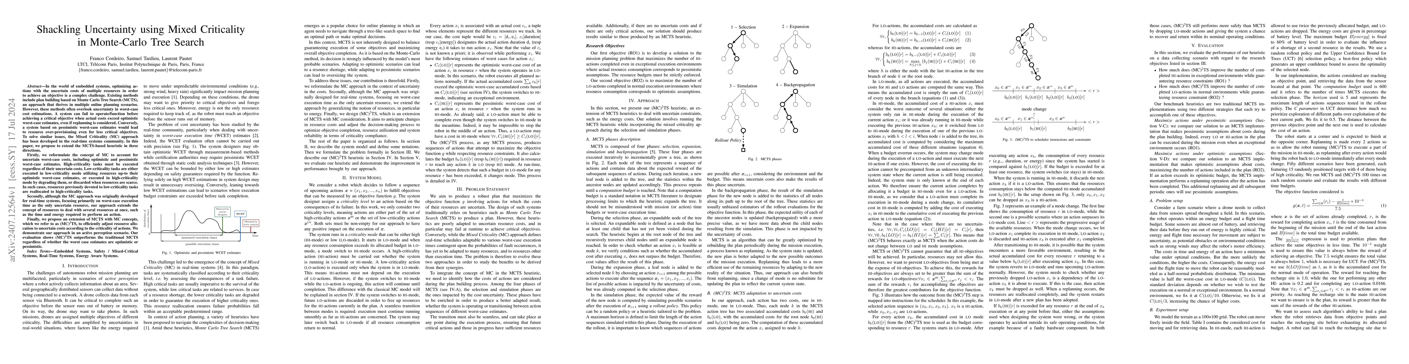 Thumbnail for Shackling Uncertainty using Mixed Criticality in Monte-Carlo Tree Search