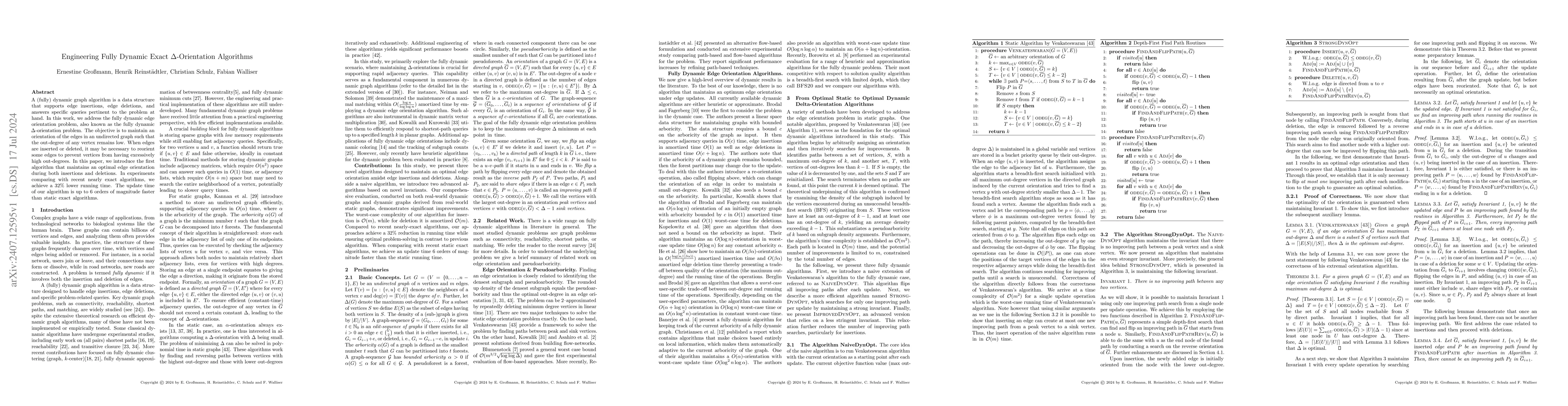 Thumbnail for Engineering Fully Dynamic Exact $Δ$-Orientation Algorithms