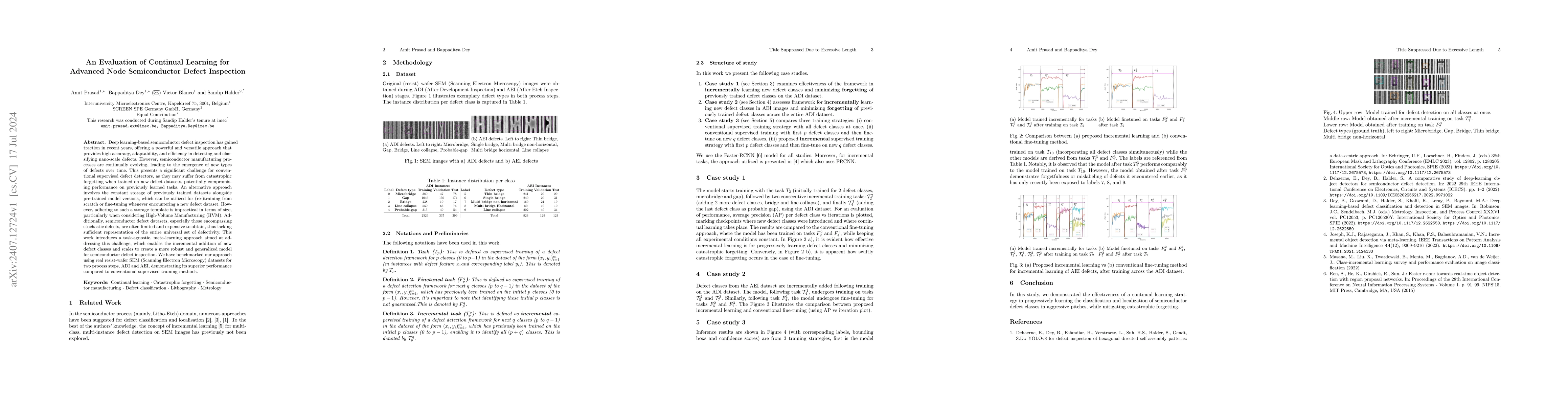 Thumbnail for An Evaluation of Continual Learning for Advanced Node Semiconductor
  Defect Inspection