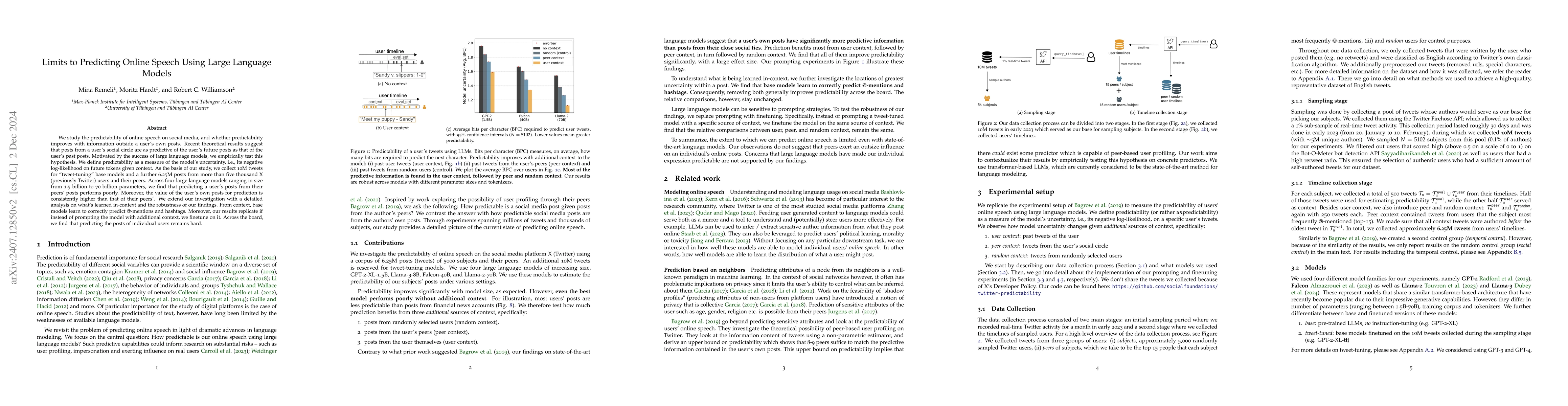 Thumbnail for Limits to Predicting Online Speech Using Large Language Models