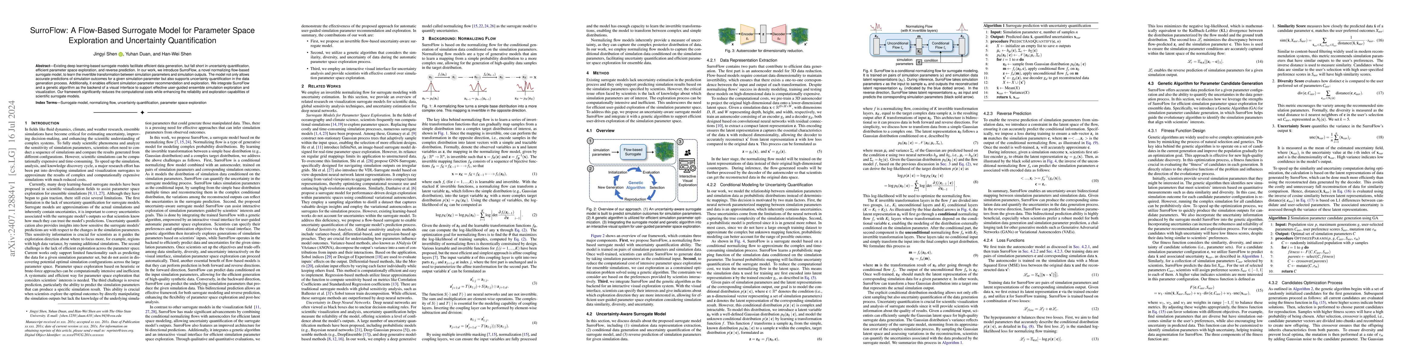 Thumbnail for SurroFlow: A Flow-Based Surrogate Model for Parameter Space Exploration
  and Uncertainty Quantification