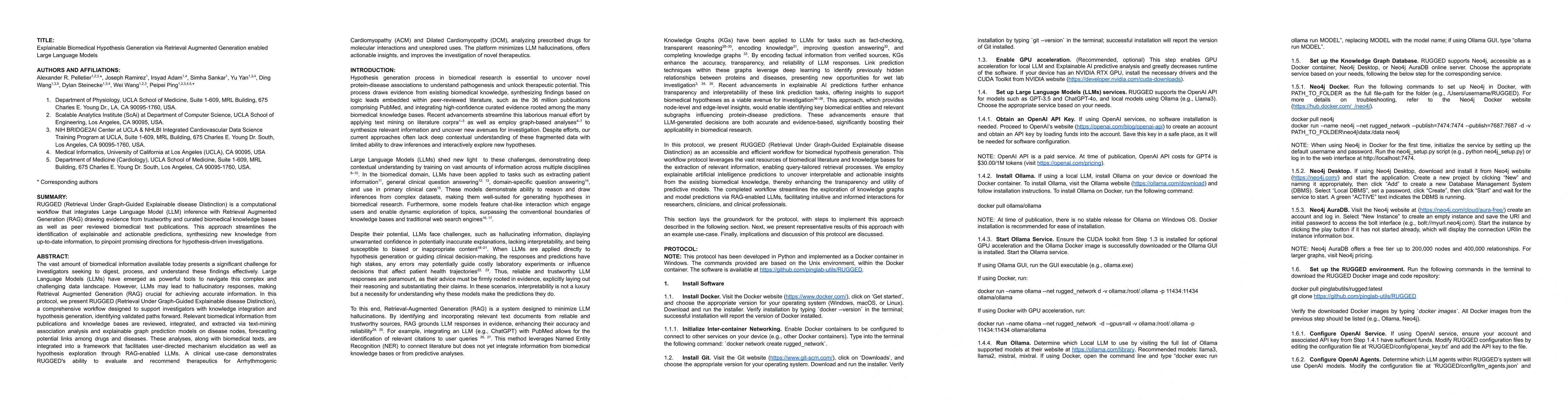 Thumbnail for Explainable Biomedical Hypothesis Generation via Retrieval Augmented
  Generation enabled Large Language Models