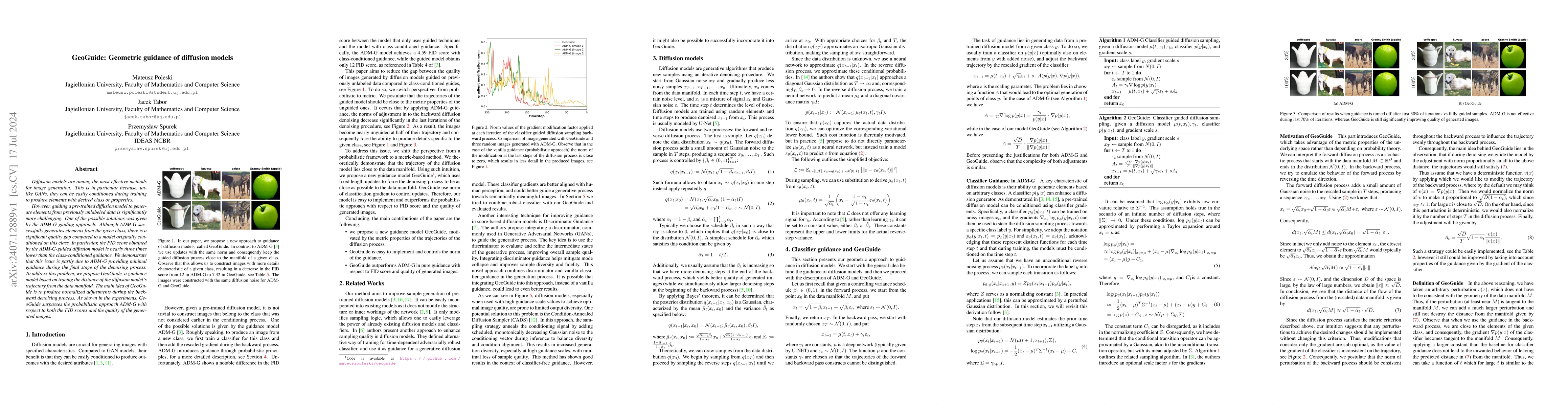 Thumbnail for GeoGuide: Geometric guidance of diffusion models