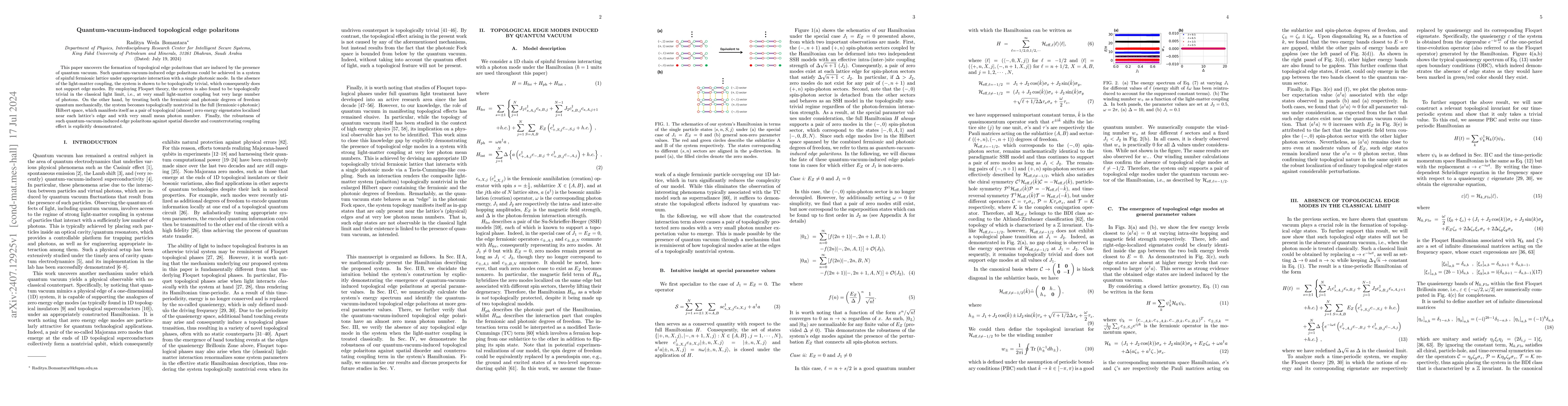 Thumbnail for Quantum-vacuum-induced topological edge polaritons