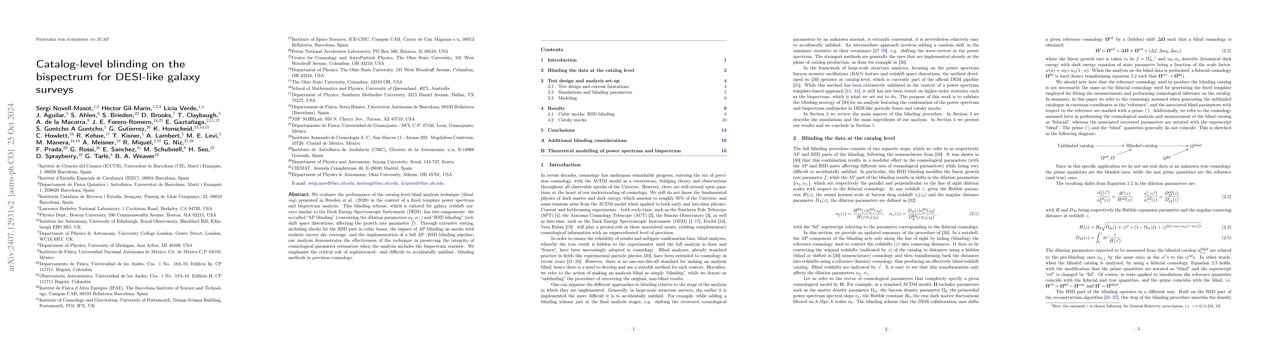 Thumbnail for Catalog-level blinding on the bispectrum for DESI-like galaxy surveys