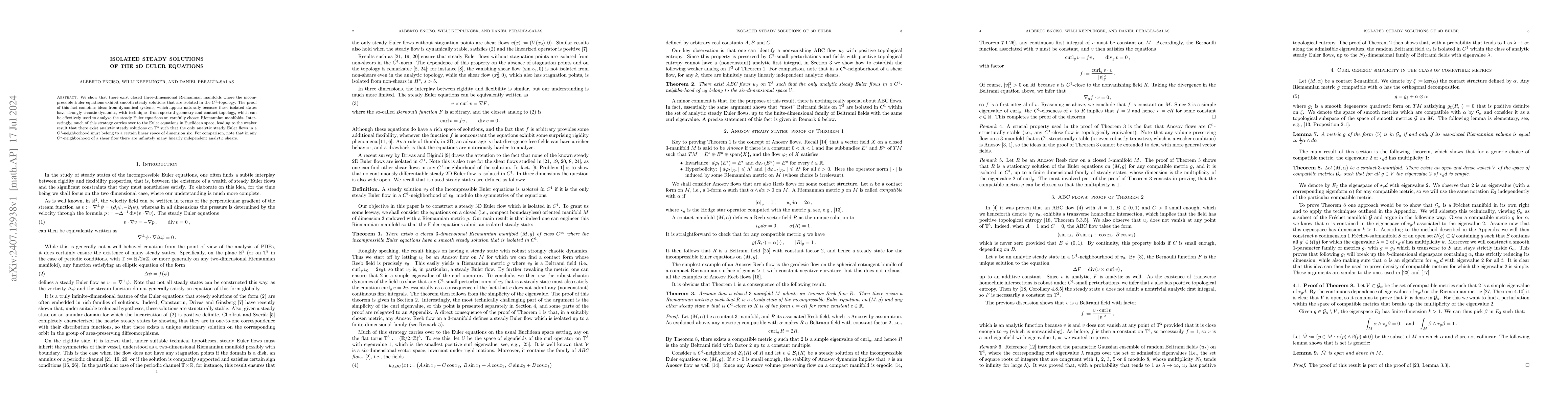 Thumbnail for Isolated steady solutions of the 3D Euler equations